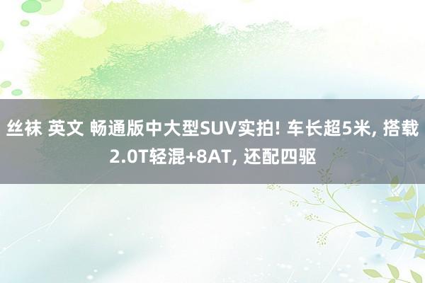 丝袜 英文 畅通版中大型SUV实拍! 车长超5米， 搭载2.0T轻混+8AT， 还配四驱
