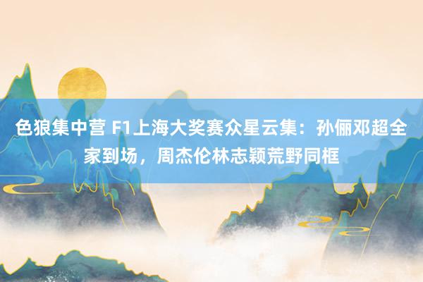 色狼集中营 F1上海大奖赛众星云集：孙俪邓超全家到场，周杰伦林志颖荒野同框