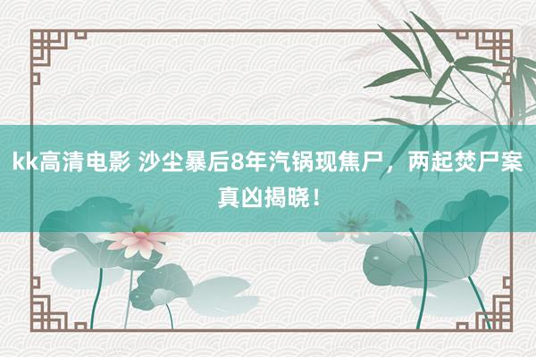 kk高清电影 沙尘暴后8年汽锅现焦尸，两起焚尸案真凶揭晓！